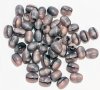 50 8x6mm Pink Tortoise Ovals